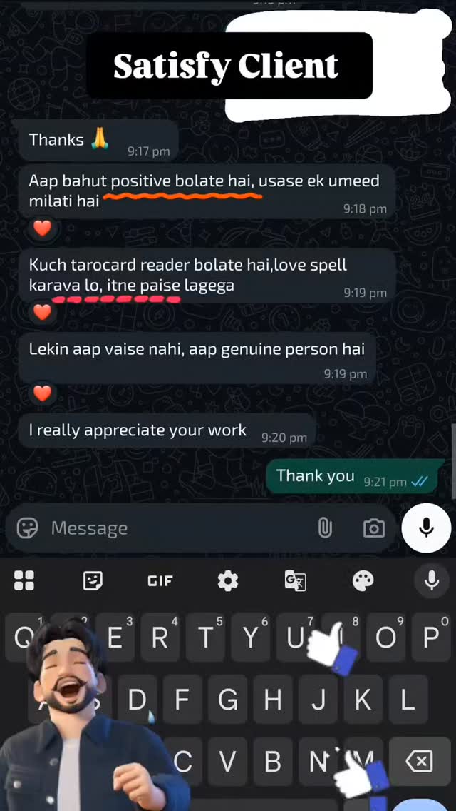 Client chat review about career breakthroughs